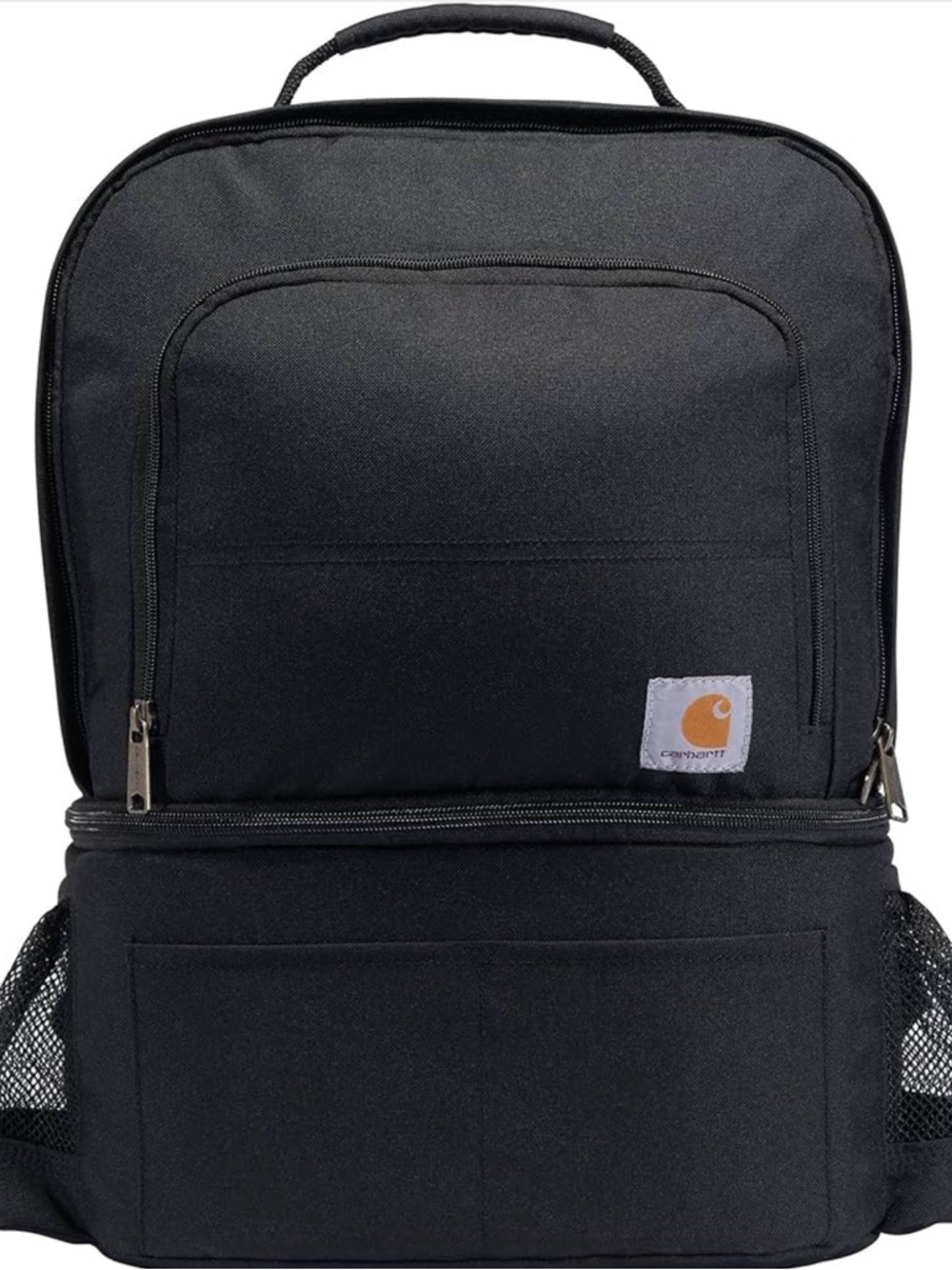 Carhartt Black 2-in-1 Backpack: Insulated Cooler +Gear Compartment-Rain Defender - Picture 3 of 14